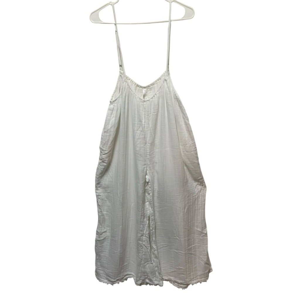Anthropologie wide leg oversized jumpsuit